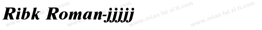 Ribk Roman字体转换